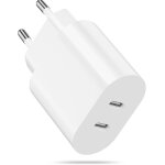 Twq - chargeur usb c, 20w double prise usbc chargeur rapide pour iphone 16 / 16 pro / 16 pro max / 15 ...