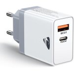 Twq - chargeur usb c, rapide prise usb c chargeur rapide pour iphone 16 15 14 13 12 11 pro max x xs xr ...