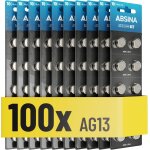 Tye - 100x pile lr44 ag13 - 1, 5v alcaline etanche & longue dure - lr1154 / l1154 / l1154f / g13 / g13a ...