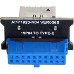 Tye - adaptateur convertisseur vertical pour carte m�re 19 / 20 broches vers usb 3. 1 type e