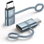 Tye - adaptateur lightning vers usb c, 2 pices adaptateur lightning femelle vers usb c mle charge rapide ...