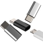 Tye - adaptateur micro usb vers usb c(3pack) pour apple iphone 15 compatible pour samsung convertisseur ...