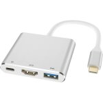Tye - adaptateur usb c avec sortie hdmi 4k port usb 3. 0 et port de charge de type c 100 w, adaptateur ...