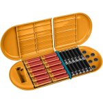 Tye - boîtier de rangement pour piles avec testeur, boîtier portable compatible avec 12 piles aa, 12 ... Tye - boîtier de rangement pour piles avec testeur, boîtier portable compatible avec 12 piles aa, 12 ...