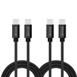 Tye - cble usb c vers usb c, [lot de 2 0. 6m] cble de charge rapide de type c de 60 w compatible avec ...