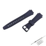 Typi - accessoires de montre 17mm bracelet de montre en rsine tpu pour hommes compatible pour casio ...