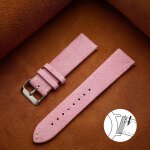 Typi - bracelet en daim souple a d�gagement rapide, bracelets de montre marron, bracelet en cuir de veau, ...
