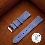 Typi - bracelet en daim souple a d�gagement rapide, bracelets de montre marron, bracelet en cuir de veau, ...