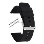 Typi - bracelet de montre en silicone 14 / 16 / 18 / 19 / 20 / 22 / 24mm bracelets de montre en caoutchouc ...