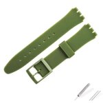 Typi - bracelet de montre en silicone pour etudiants, accessoires compatibles avec swatch 17mm 19mm, ...