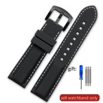 Typi - bracelet de montre universel en silicone pour homme, 22mm, pour citizen seatm fossil mido tianwang ...