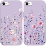 Tzf - 2 pices coque pour iphone 8 / 7 / se 2020 / se 2022 4, 7 , ultra fine souple silicone tpu avec ...