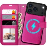 Tzf - coque pour iphone 17 pro magnétique détachable 2 - en - 1, etui portefeuille en cuir avec rfid ... Tzf - coque pour iphone 17 pro magnétique détachable 2 - en - 1, etui portefeuille en cuir avec rfid ...