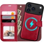 Tzf - coque pour iphone 17 pro magnétique détachable 2 - en - 1, etui portefeuille en cuir avec rfid ... Tzf - coque pour iphone 17 pro magnétique détachable 2 - en - 1, etui portefeuille en cuir avec rfid ...