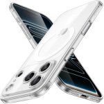 Tzf - coque magntique fine pour iphone 17 pro 6, 3 pouces compatible avec magsafe, objectif camra protection ...