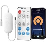Tzf - wifi led contrleur pour monochromes ruban led, fonctionne avec alexa et google, 14 touches sans ...
