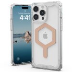 Uag coque plyo magsafe iphone 15 pro max ice / rose dore