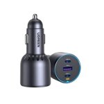 Ugreen 35024 chargeur rapide voiture 75w - 3 ports - 2x usb - c, 1x usb - a