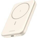 Ugreen nexode mini batterie externe magn�tique sans fil 5000mah 15w power bank induction usb c charge ...