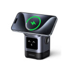 Ugreen uno (robot qi2) station de charge magn�tique 2 - en - 1 qi2 ¿ 15w smartphone / 5w �couteurs / ...