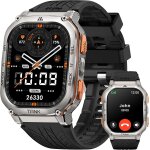 M3 ultra gps montre connect�e homme, 60 jours d'autonomie 50m etanche, 1. 96  amoled always - on boussole ...