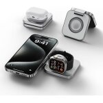 Ultra - nano 2 in 1 foldable wireless charging station, aluminum, magnetic wireless charger for iphone ...