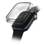 Uniq garde coque hybride watch avec protection d'�cran watch 7 - 9 41 mm smoked (tinted grey)