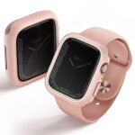 Uniq moduo coque watch avec lunette interchangeable watch 4 - 9 / se 44 / 45 mm blush (pink / white)