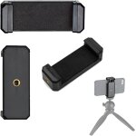 Universal smartphone tripod clamp adapter compatible with iphone samsung galaxy and more mobile phones ...