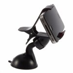 Universel 360 degr�s spin de b�ti de pare - brise de voiture support de t�l�phone portable support signifie ...