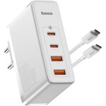Usb c chargeur rapide 100w 4 ports, alimentation usb c avec gan tech, 2c + 2a ports chargeur rapide universel ...
