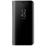 Van - e coque pour xiaomi mi 12 pro, clear view etui a rabat cover flip translucide standing support ...