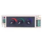 Variateur de bouton rvb, réglage intelligent de la luminosité de la lumière led, contrôleur à 3 canaux, ... Variateur de bouton rvb, réglage intelligent de la luminosité de la lumière led, contrôleur à 3 canaux, ...