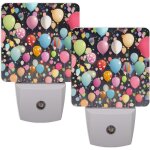 Veilleuses ballons colores decoratifs enfichables avec capteur automatique intelligent, veilleuse led ...