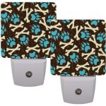Veilleuses en forme de patte d'ours en os, avec capteur intelligent, veilleuse led pour chambre a coucher, ...
