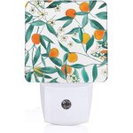 Veilleuse imprime orange d't, capteur intelligent du crpuscule a l'aube, pour chambre a coucher, ...