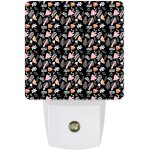 Veilleuse intelligente a capteur d'automne, lampe a economie d'nergie en forme de champignon sauvage ...