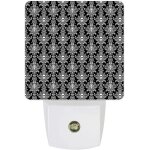 Veilleuse intelligente a capteur halloween, lampe a economie d'nergie sans couture avec squelette de ...