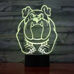 Veilleuse led 3d pour enfants, contrôle par téléphone intelligent, forme de chien, ambiance de chevet, ... Veilleuse led 3d pour enfants, contrôle par téléphone intelligent, forme de chien, ambiance de chevet, ...