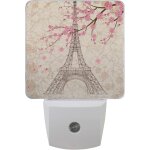 Veilleuse led enfichable tour eiffel paris avec capteur intelligent, excellente lumiere a economie d'energie ...