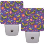 Veilleuses led en forme de cerf - volant papillon avec capteur intelligent, veilleuse pour chambre a ...