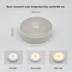 Veilleuse led intelligente rechargeable par usb, a intensit rglable, sans fil, pour placard, chambre ...