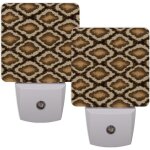 Veilleuses en peau de serpent decoratives enfichables avec capteur automatique intelligent, veilleuse ...