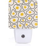 Veilleuse ¿ufs au plat avec capteur intelligent du crpuscule a l'aube, pour chambre a coucher, cuisine, ...