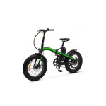 V�lo electrique pliable argento minimad mot bafang 36v / 250w / 60nm , batt 36v 10. 4ah 374wh, shimano ...