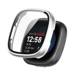 Verre + botier pour fitbit versa 4 montre, pare - chocs de protection, coque rigide en pc, protecteur ...