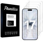 Verre tremp pour iphone 17 [pack 4] film vitre protection ecran phonillico