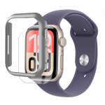 Verre tremp� 3d incurv� avec bords noir pour apple watch series se 3 2025 40mm 1, 57  + coque de protection ...