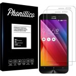 Verre tremp� pour asus zenfone 2 laser ze500kl [pack 2] film vitre protection ecran ultra resistant phonillico ...