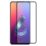 Verre tremp� pour asus zenfone 6 zs630kl - film transparent int�gral bord noir vitre protection ecran ...